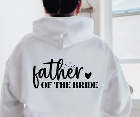 Father of the Bride, Wedding Sublimation or DTF Transfers