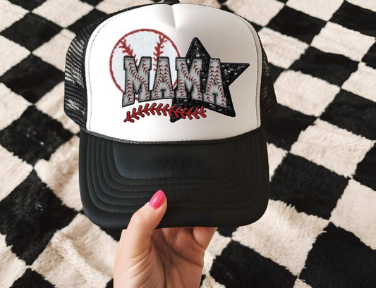 Baseball Mama Sublimation or DTF Transfers