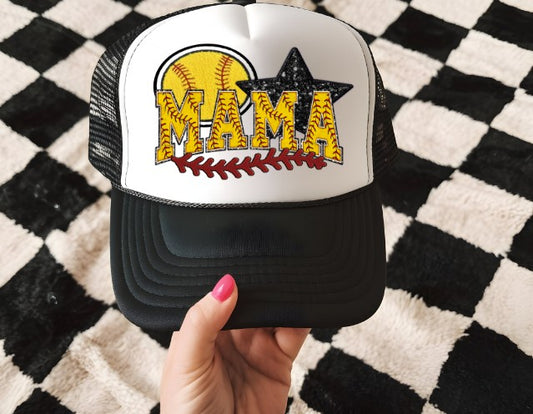 Softball Mama Sublimation or DTF Transfers