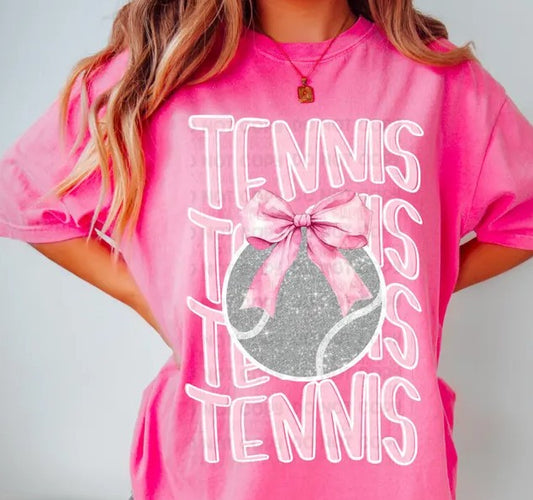 Tennis, Ready to Press Sublimation or DTF Transfer