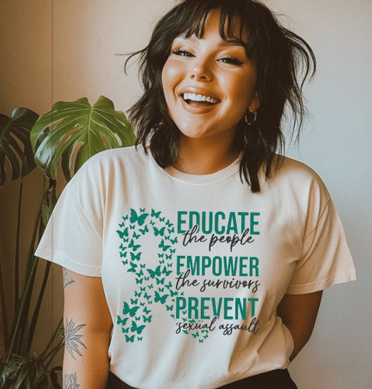 Sexual Assault Awareness Sublimation or DTF Transfers