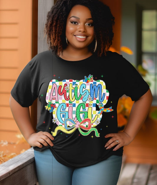 Autism Gigi, Sublimation or DTF Transfers