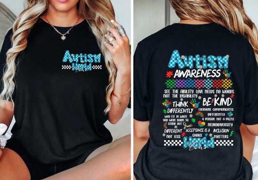 Autism, Sublimation or DTF Transfers
