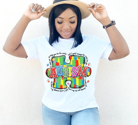 Autism, Sublimation or DTF Transfers