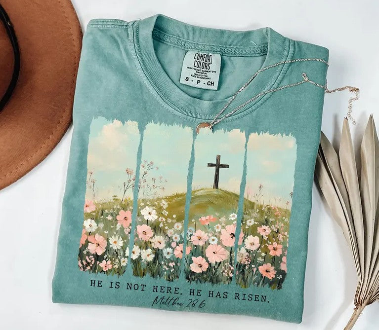 He is not here Easter Sublimation or DTF Transfers