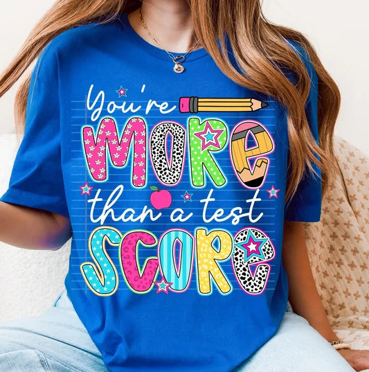 More than a test score Sublimation or DTF Transfers