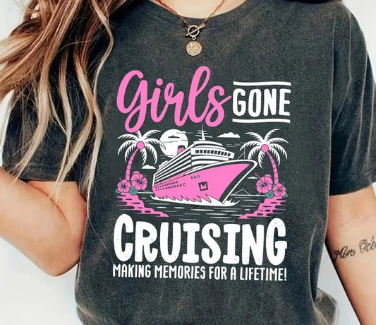 Girls Gone Cruise Sublimation or DTF Transfers