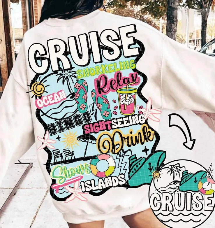 Cruise Sublimation or DTF Transfers