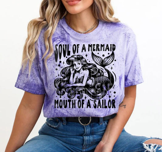 Soul of a Mermaid Sublimation or DTF Transfers