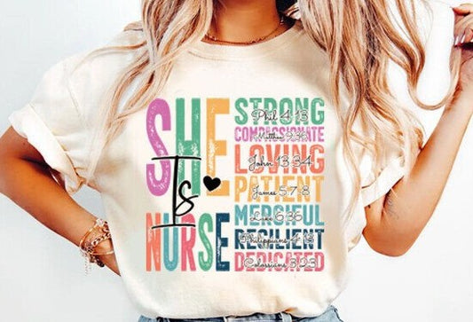 Nurse Life Sublimation or DTF Transfers