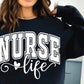 Nurse Life Sublimation or DTF Transfers
