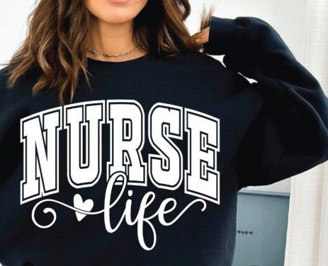 Nurse Life Sublimation or DTF Transfers