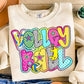 Volleyball, Ready to Press Sublimation or DTF Transfer
