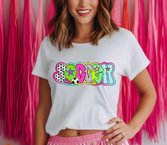 Soccer, Ready to Press Sublimation or DTF Transfer