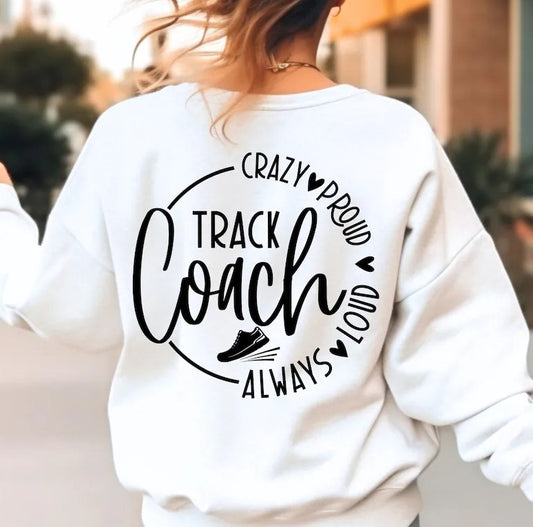 Track Coach Sublimation or DTF Transfers