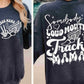 Loud Mouth Track Mama Sublimation or DTF Transfers