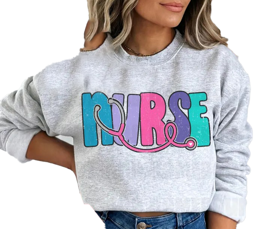 Nurse, Custom Sublimation or DTF Transfers