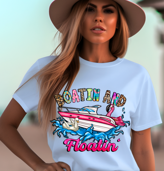 Boatin and Floatin Sublimation or DTF Transfers