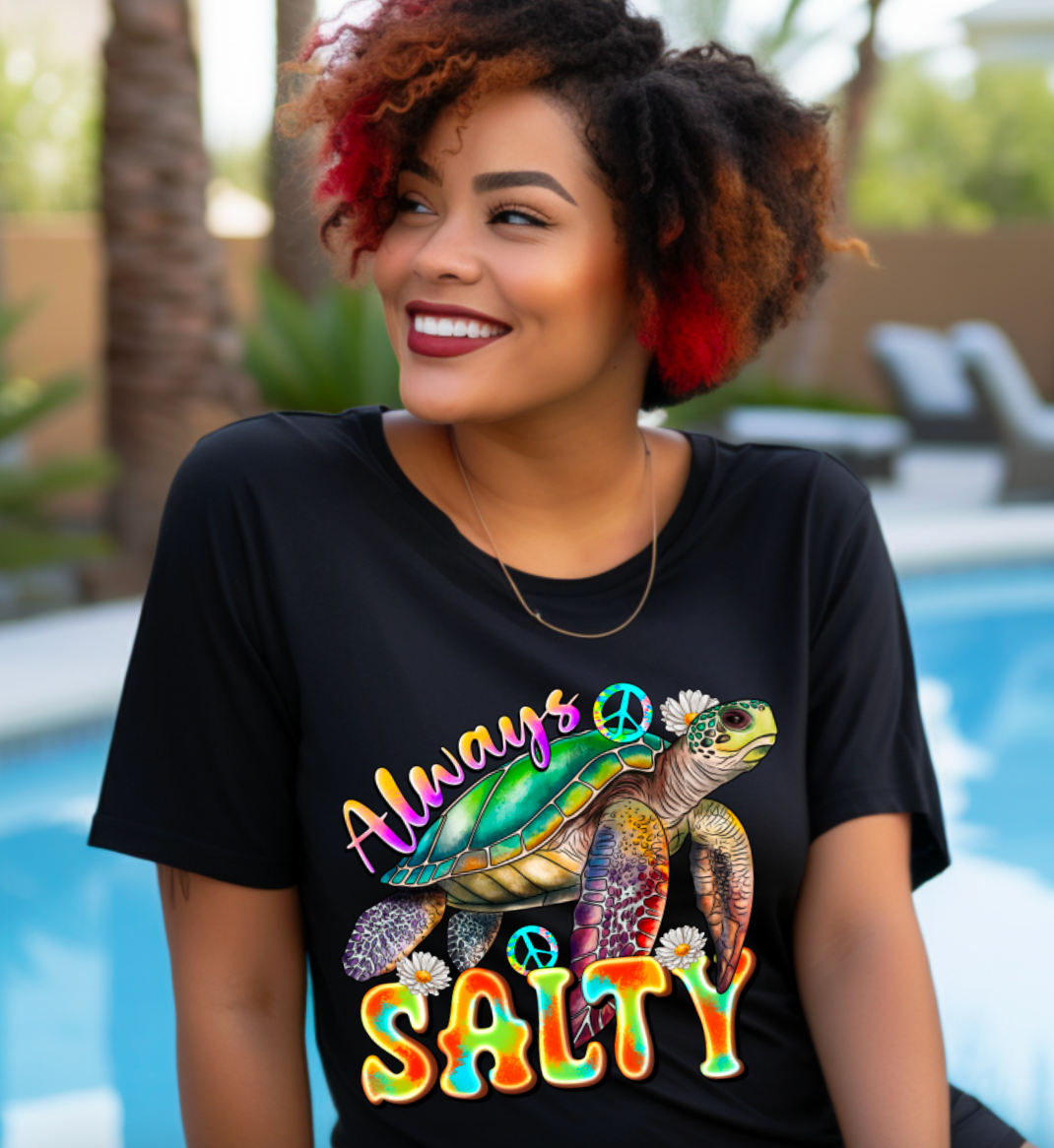 Always Salty Sublimation or DTF Transfers