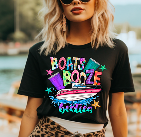 Boats Booze Sublimation or DTF Transfers