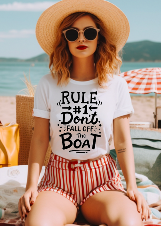 Don't Fall of the Boat Cruise Sublimation or DTF Transfers