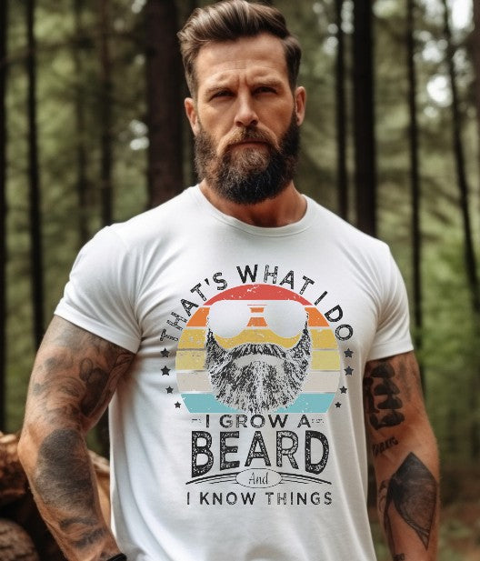 Grow a beard, Sublimation or DTF Transfer