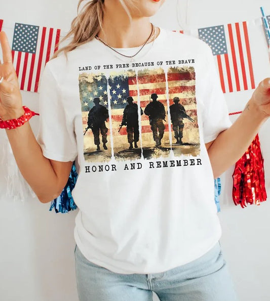 Honor and Remember Sublimation or DTF Transfers