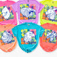 Pastel Cobras Sublimation or DTF Transfers