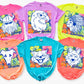 Pastel Warriors Sublimation or DTF Transfers