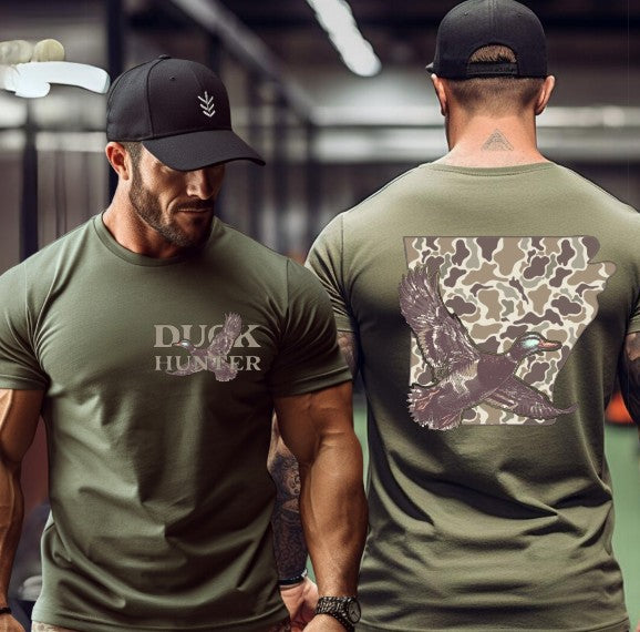 Arkansas Duck Camo with Pocket, Sublimation or DTF Transfer