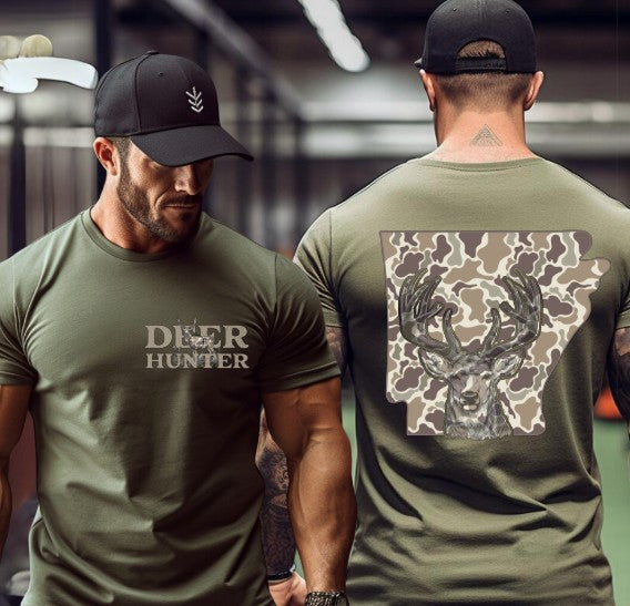 Arkansas Deer Camo with Pocket, Sublimation or DTF Transfer