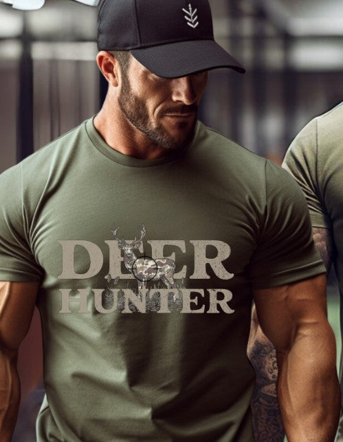 Deer Hunter, Sublimation or DTF Transfer