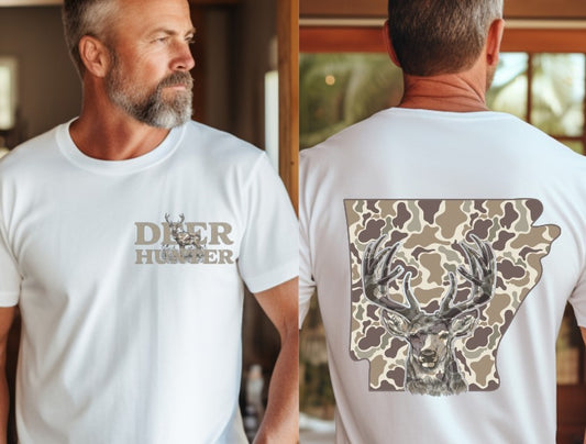 Arkansas Deer Camo with Pocket, Sublimation or DTF Transfer