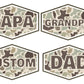 Custom Name Deer Camo with Pocket, Sublimation or DTF Transfer (Copy)