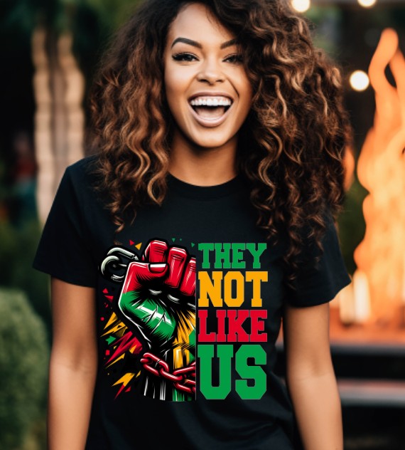 Juneteenth Not Like Us, DTF Ready to Press Transfer
