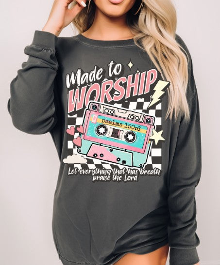 Made to Worship Sublimation or DTF Transfers