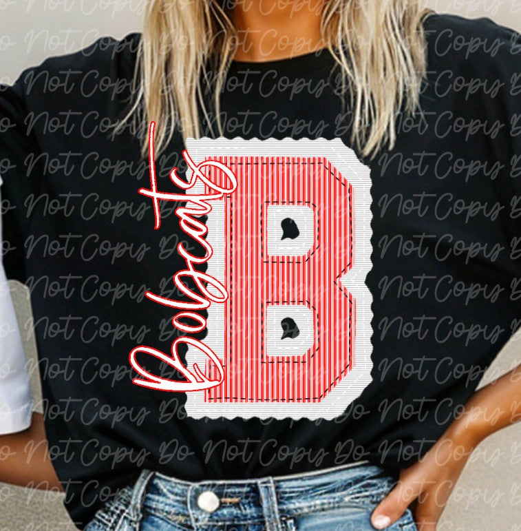 Custom School Mascot Spirit DTF Transfer, Ready to Press