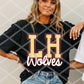 LH Wolves Gold and Maroon Sublimation or DTF Transfers