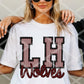 LH Wolves Maroon and Black Sublimation or DTF Transfers
