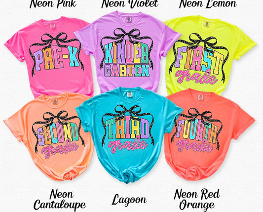Grade Level Teacher School Spirit Sublimation or DTF Transfer
