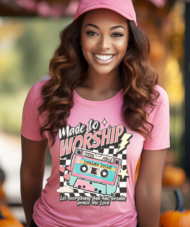 Made to Worship Sublimation or DTF Transfers