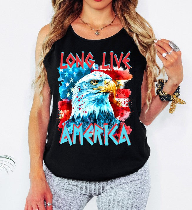 Long Live America Sublimation or DTF Transfers