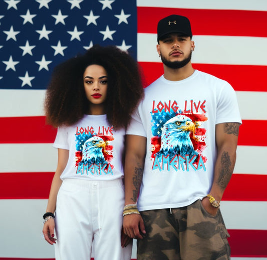 Long Live America Sublimation or DTF Transfers