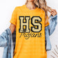 Trojans Preppy Sublimation or DTF Transfers