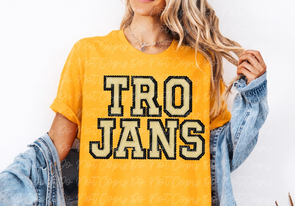 Trojans Preppy Sublimation or DTF Transfers