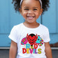 Red Devils Neon Sublimation or DTF Transfers