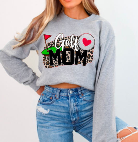 Golf Mom, Ready to Press Sublimation or DTF Transfer