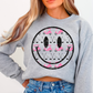 Golf Smiley Face, Ready to Press Sublimation or DTF Transfer