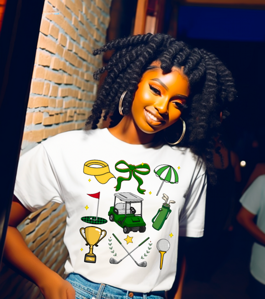 Golf, Ready to Press Sublimation or DTF Transfer