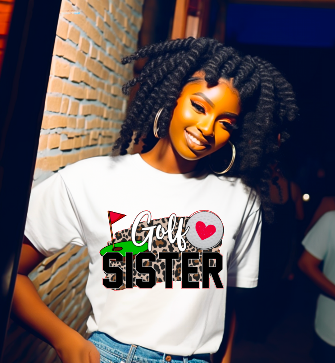 Golf Sister, Ready to Press Sublimation or DTF Transfer